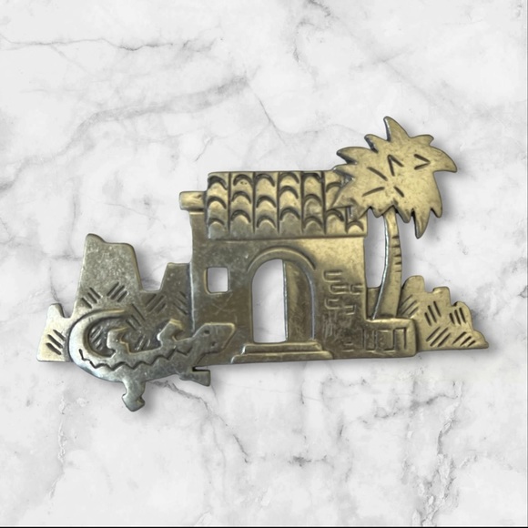 Pendentif Boule De Cristal Signé JJ Jonette - Griffe Oiseau En étain - Occasion - Pièce Unique Et élégante